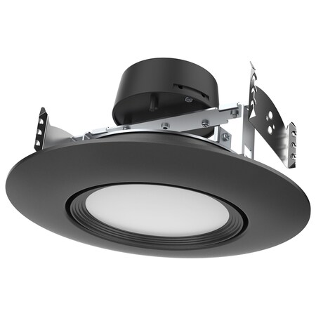 Satco 105 Watt LED Direct Wire Downlight, Gimbaled, 120 Volt, CCT Selectable, Black Finish S11857